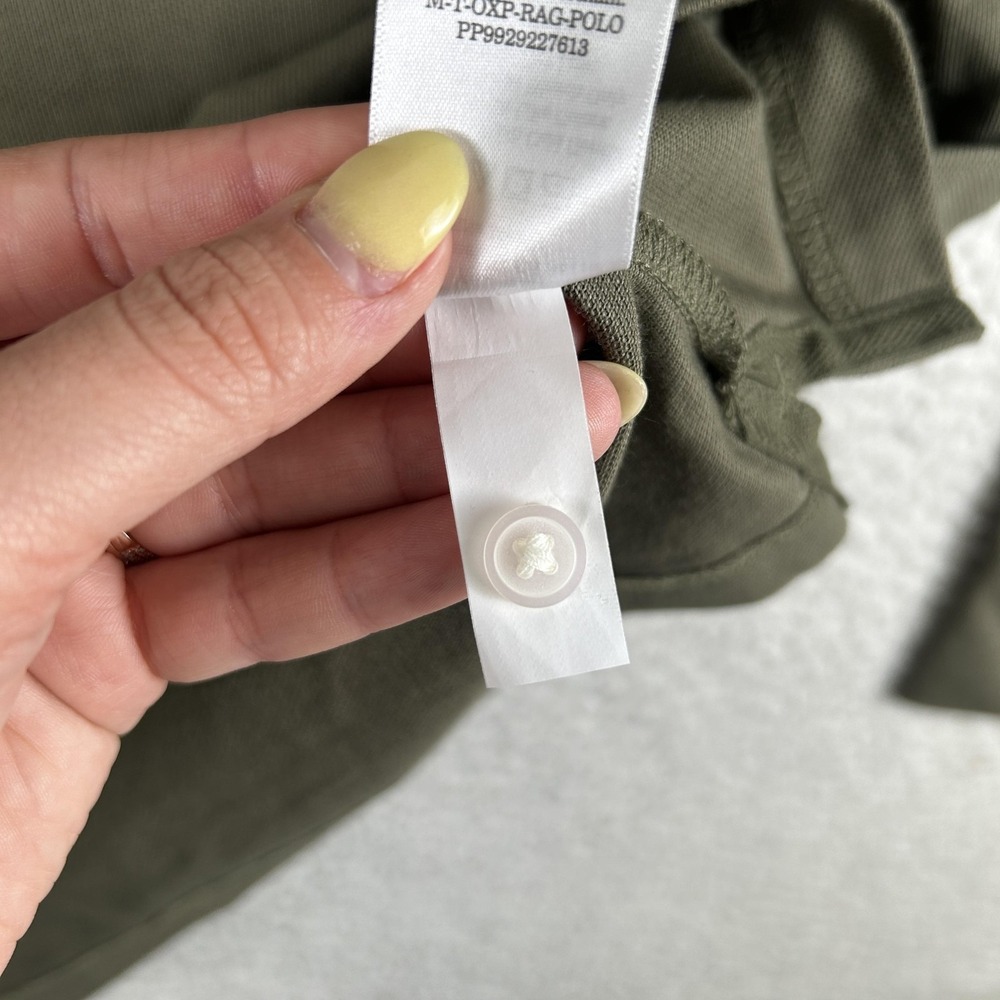 Everlane Polo Shirt Mens Large Raglan Solid Performance Stretch Long Sleeve NEW - Picture 10 of 15
